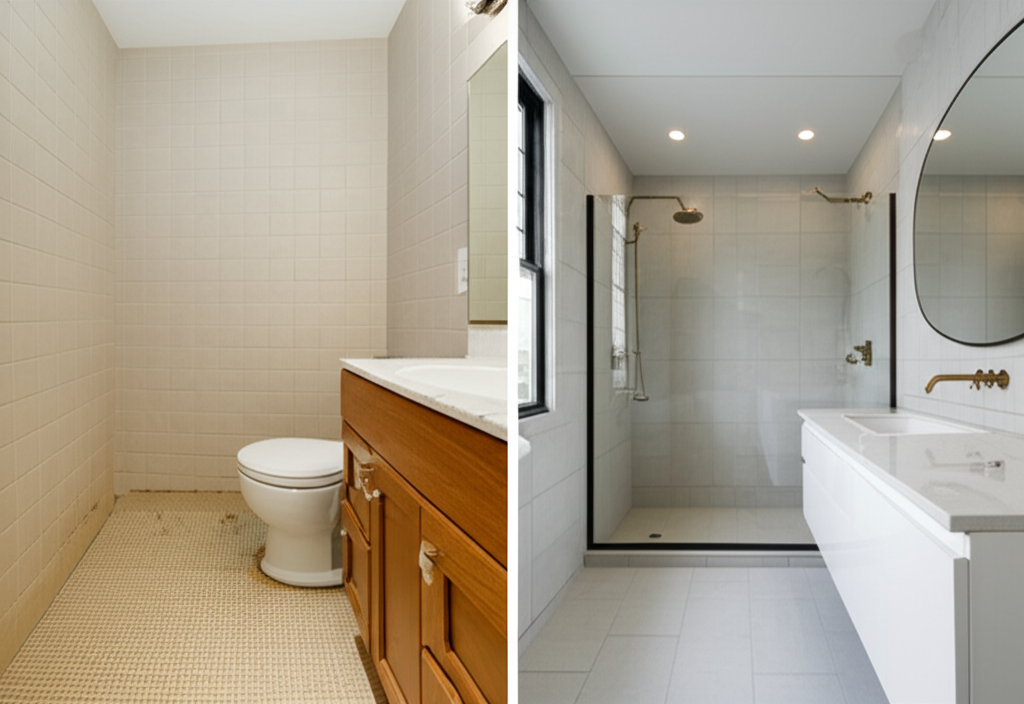 Bathroom remodel project